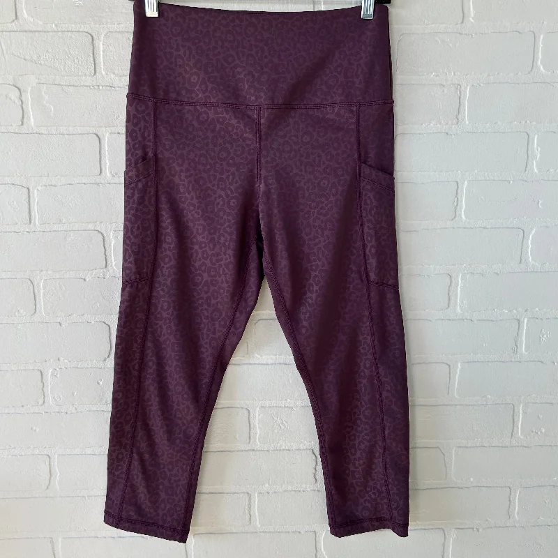 Athletic Leggings By lovehershop.com In Purple, Size: 12 Sophisticated Men's French