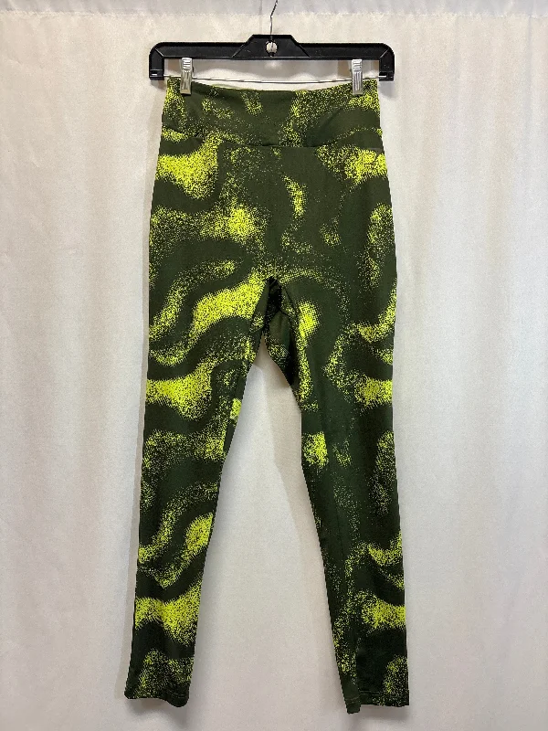 Athletic Leggings By Gym Shark In Green, Size: L Bold Men's Animal