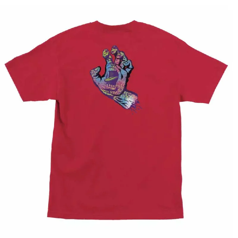 Santa Cruz Screaming Hand Short Sleeve T-Shirt Classic Men's Pin