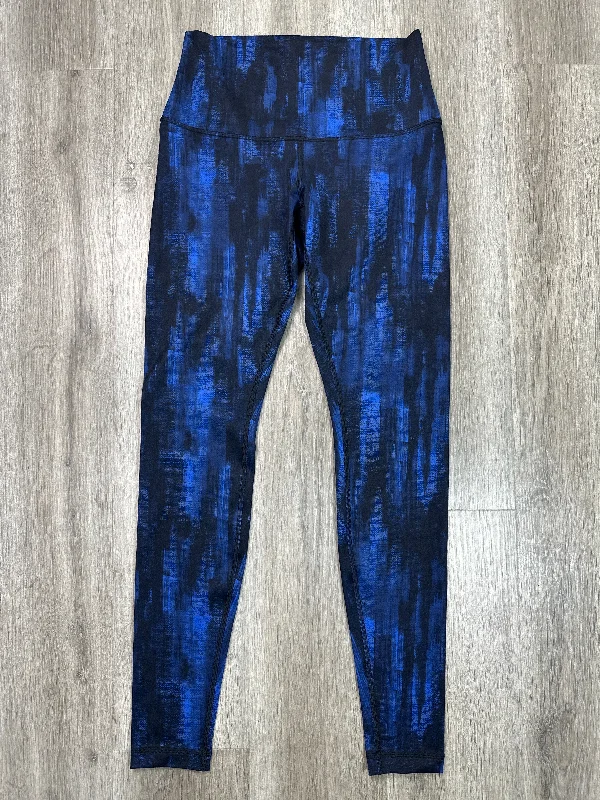 Athletic Leggings By Lululemon In Blue, Size: M Gym