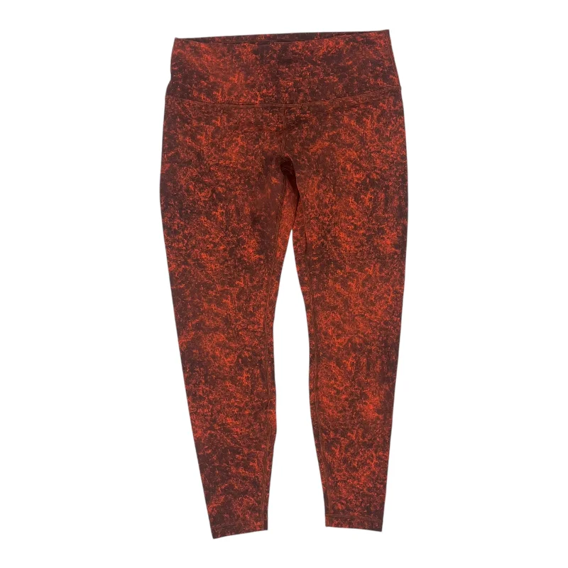 Athletic Leggings By Lululemon In Red, Size:L Modern Men's Geometric