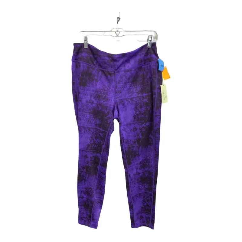 ATHLETIC LEGGINGS by TANGERINE In PURPLE, Size: L Dynamic Men's Glow