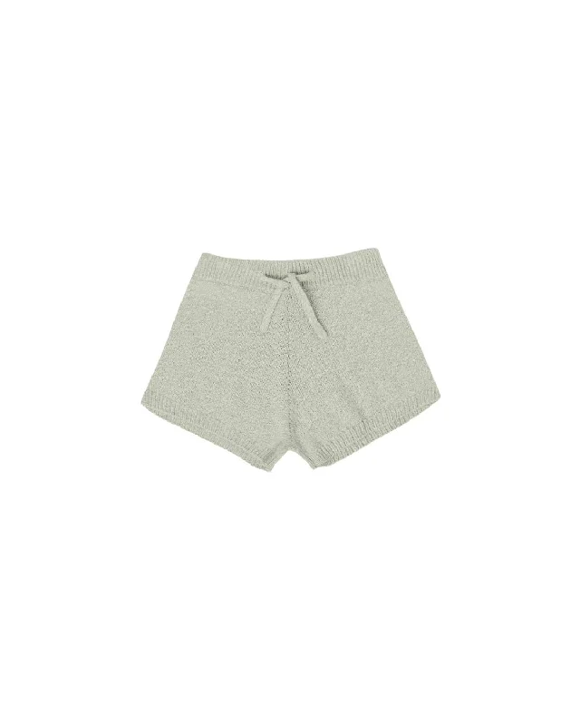 Girls Knit Shorts In Heathered Laurel Athletic Men's High