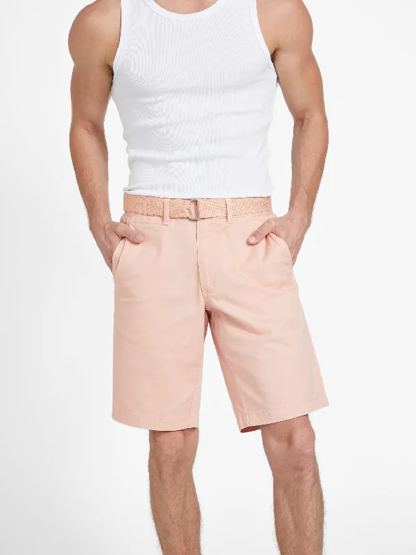 Abel Stretch Flat-Front Shorts Refined Men's Velvet