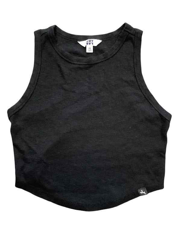 Athletic Tank Top By Joy Lab In Black, Size: Xs Sleek Men's Metallic