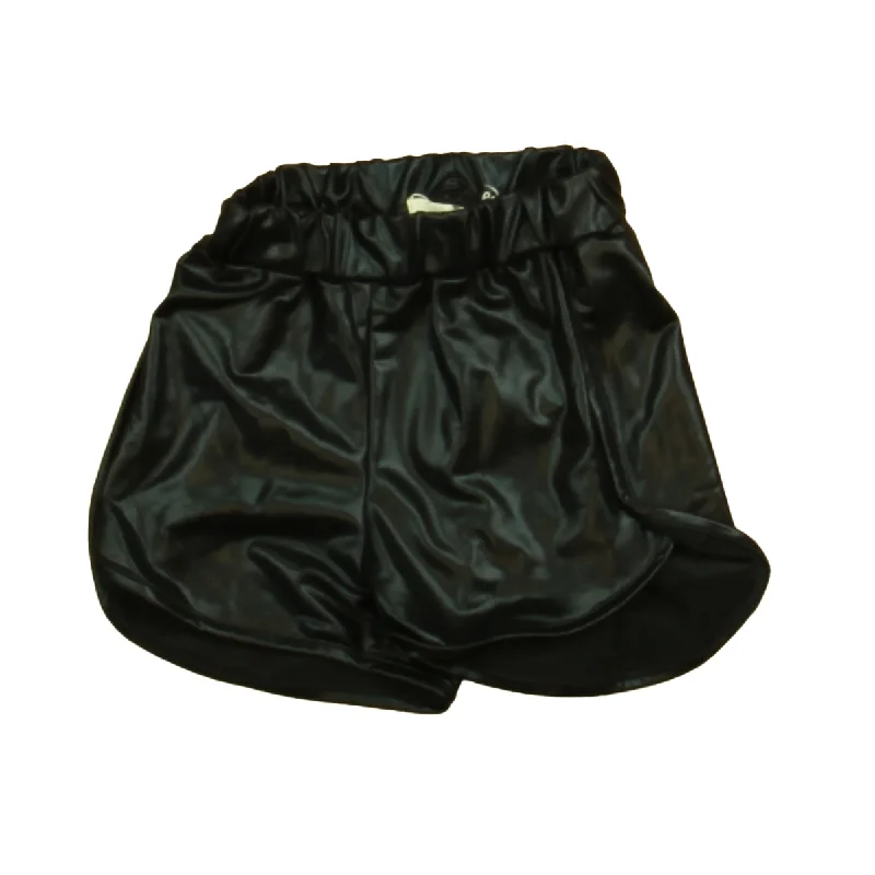 Andorine Girls Black Shorts Elegant Men's Cashmere