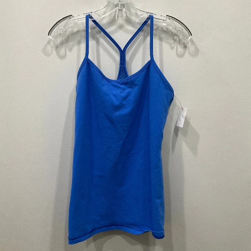 Top Sleeveless By Lululemon In Blue, Size: 10 Minimalist Men's Casual 