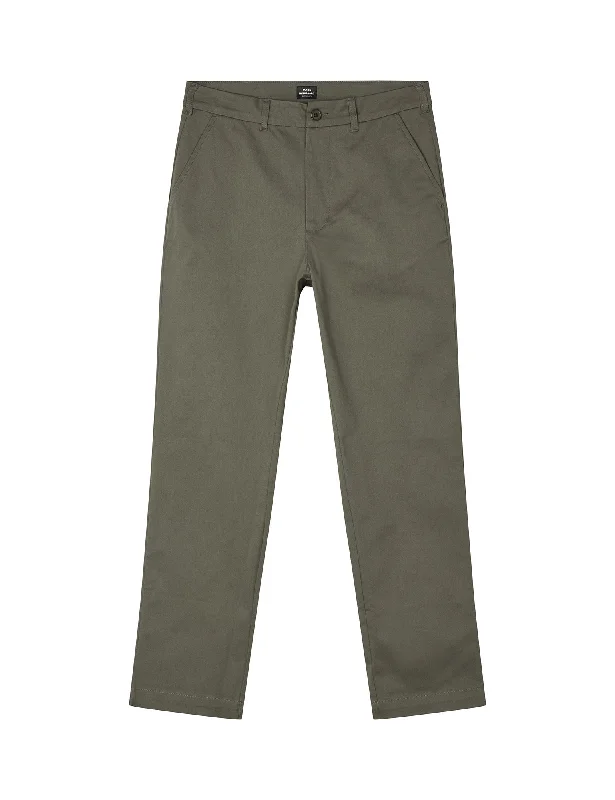 Cotton Twill Stretch Elias Pants, Beluga Cool Men's Distressed