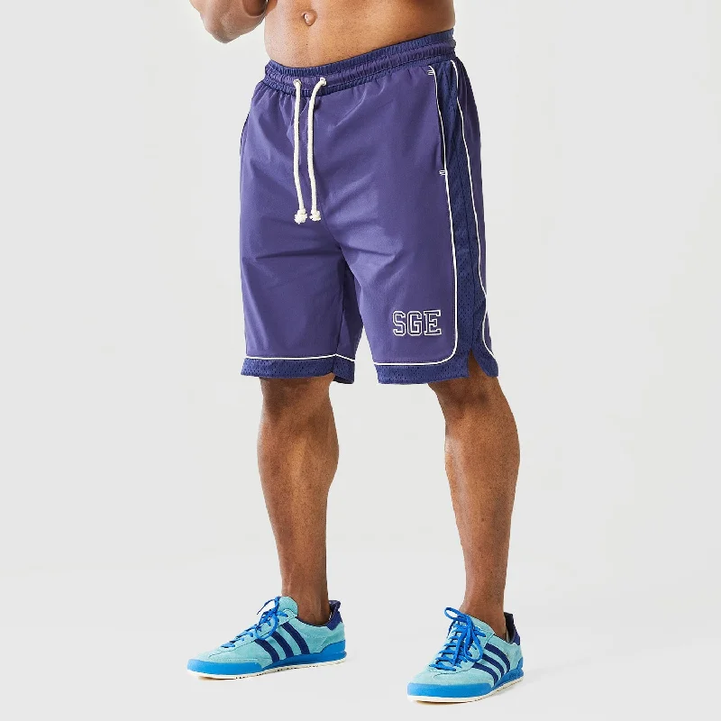 Golden Era Basketball Shorts - Patriot Blue Laid