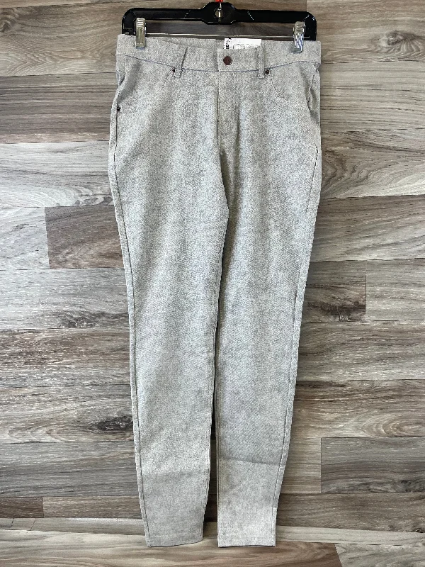 Pants Leggings By Hue In Grey, Size: 8 Streetwear Style