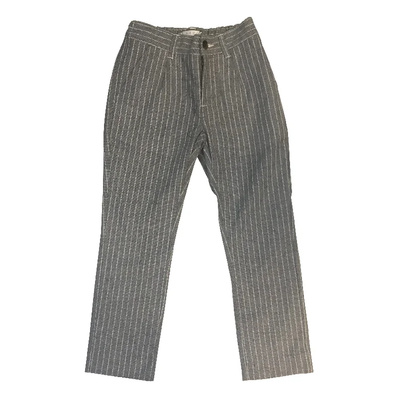 LIHO ASTON PANTS GREY/WHITE PINSTRIPES Traditional Men's Country