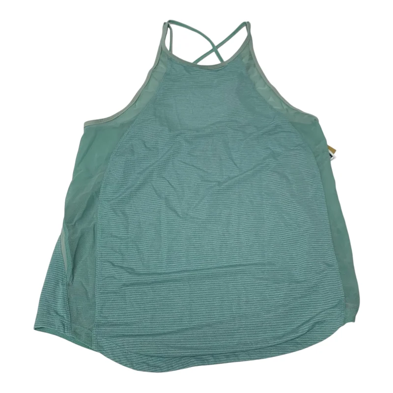 Athletic Tank Top By Lululemon In Green, Size: S Tailored