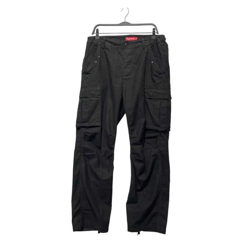 Supreme/Cargo Pants/34/Cotton/BLK/ Polished Men's Satin