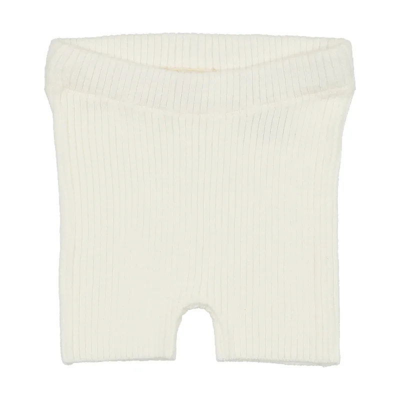 LIL LEGS WHITE KNIT SHORTS [FINAL SALE] Confident Men's High