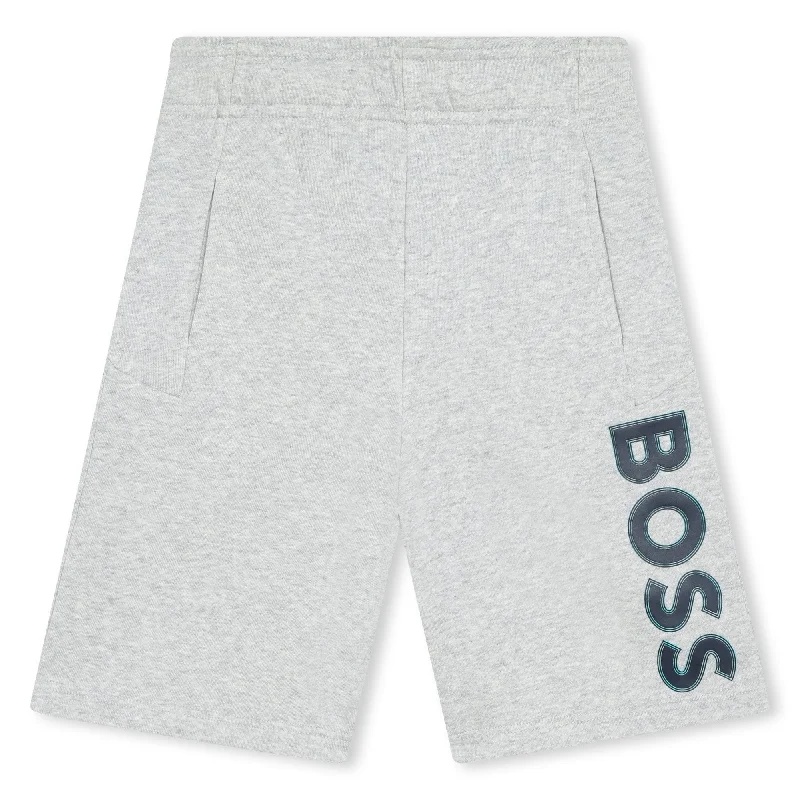 Gray Logo Shorts Organic