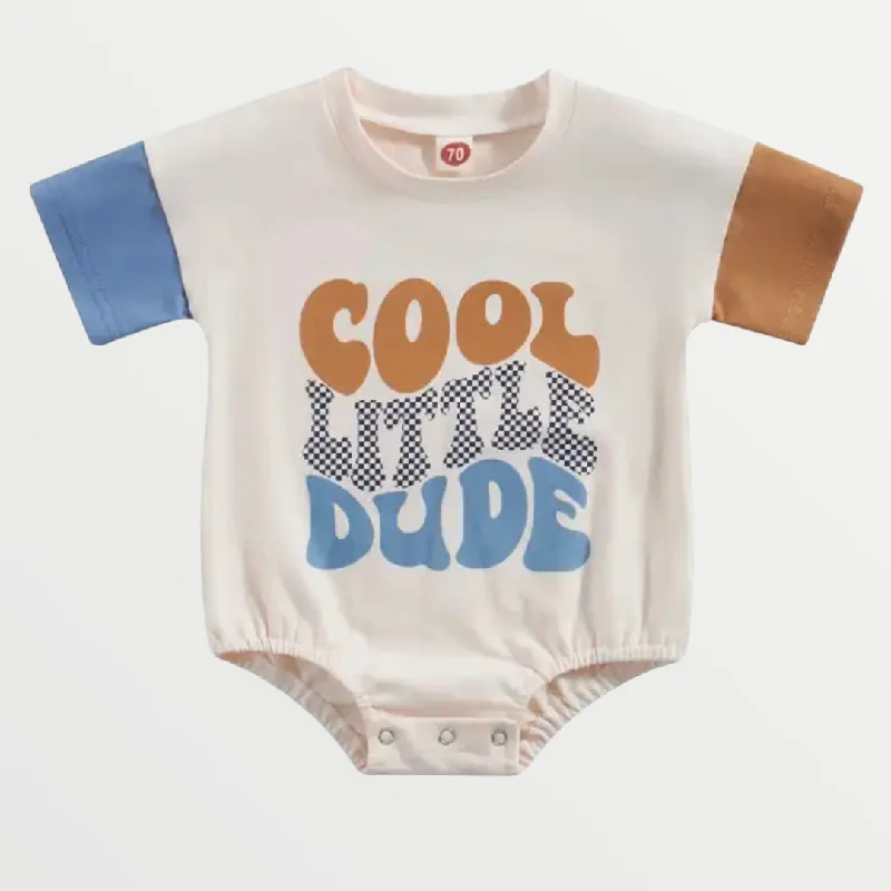 Cool Little Dude Shirt Romper Dynamic Men's High