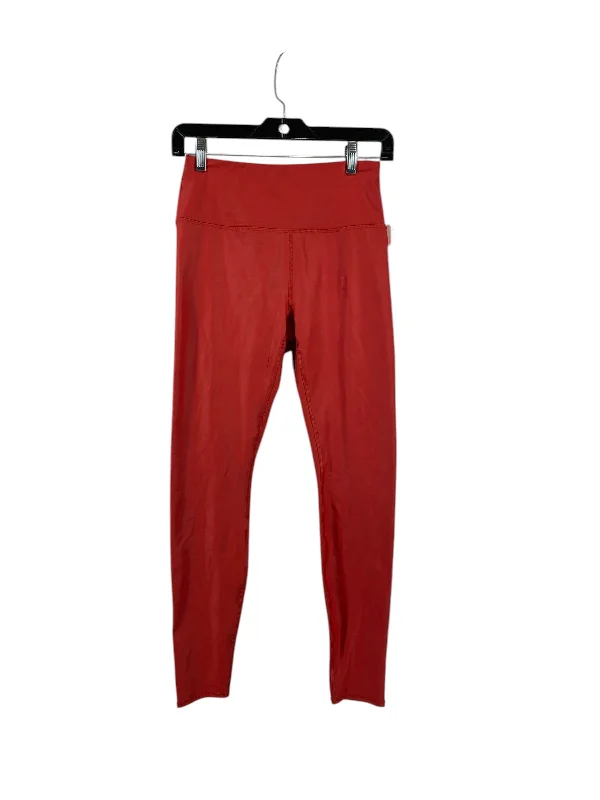 Athletic Leggings By Rbx In Red, Size: S Sleek Men's Contemporary 