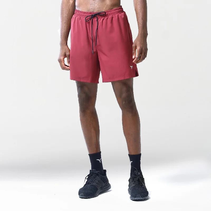 Essential 7 Inch Shorts - Burgundy Luxurious Men's High