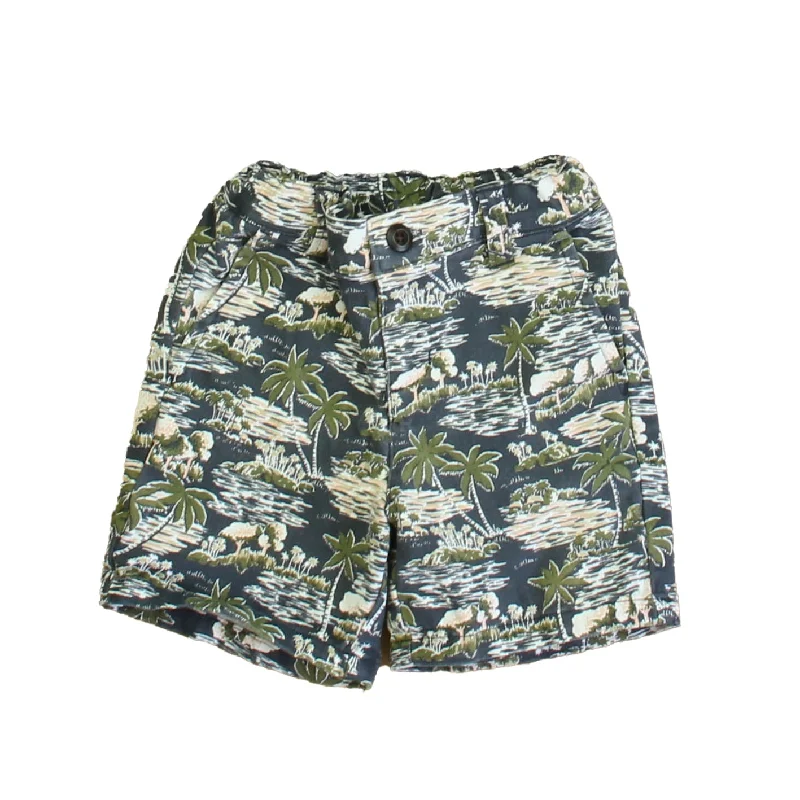 Janie and Jack Boys Blue | Green Palm Treess Shorts Dapper Men's 1920S