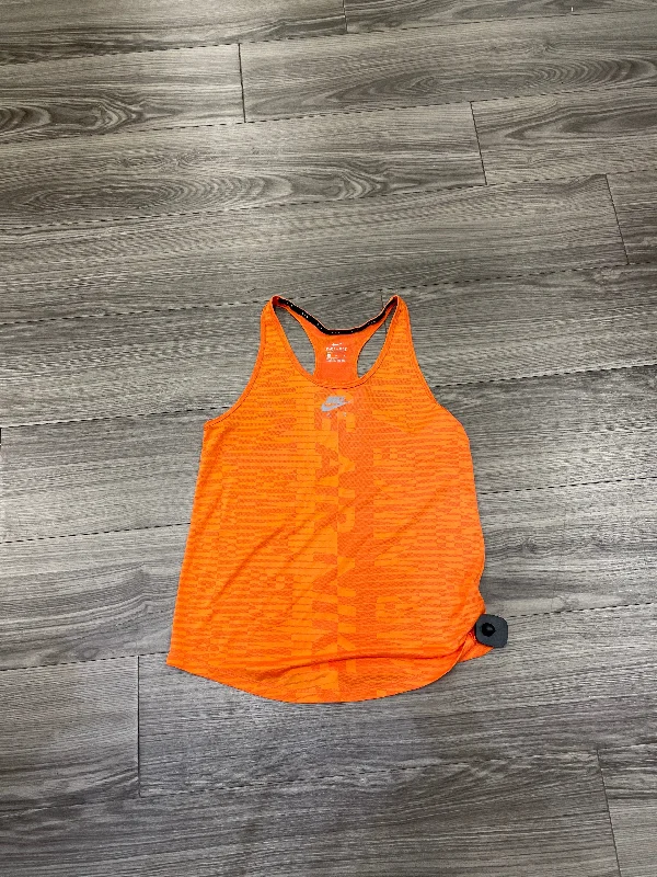 Athletic Tank Top By Nike Apparel In Orange, Size: M Elegant Men's Cashmere