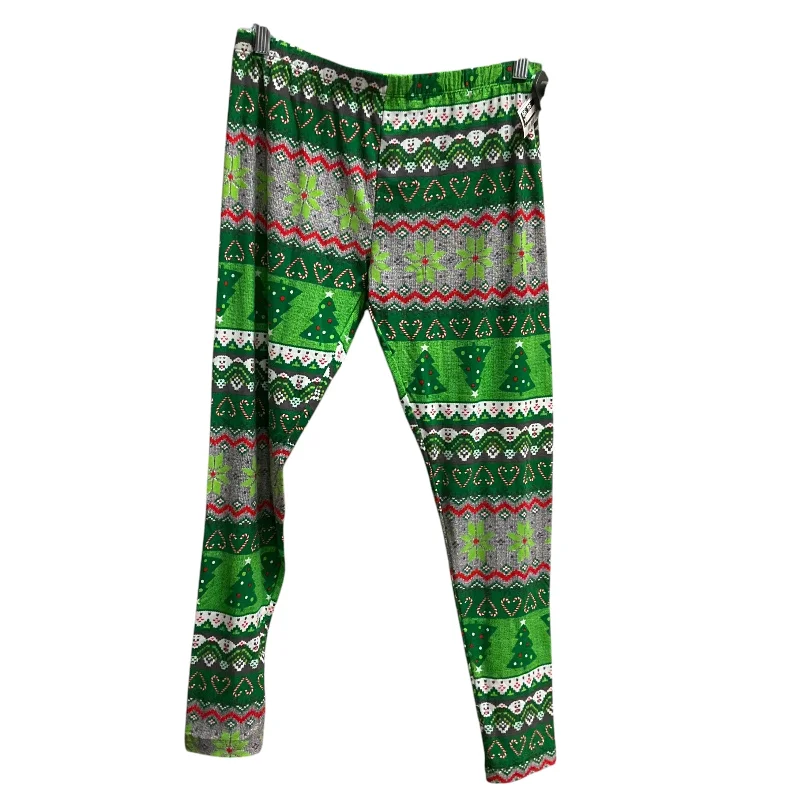 Pants Leggings By Time And Tru In Multi-colored, Size: L Beach