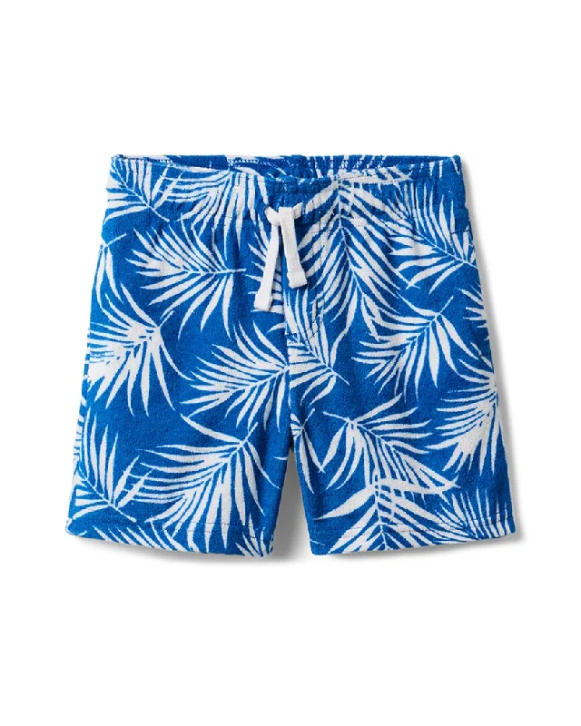 Janie and Jack Palm Terry Pull-On Short Bold Men's Animal