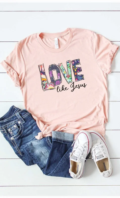 Love Like Jesus Tee Laid