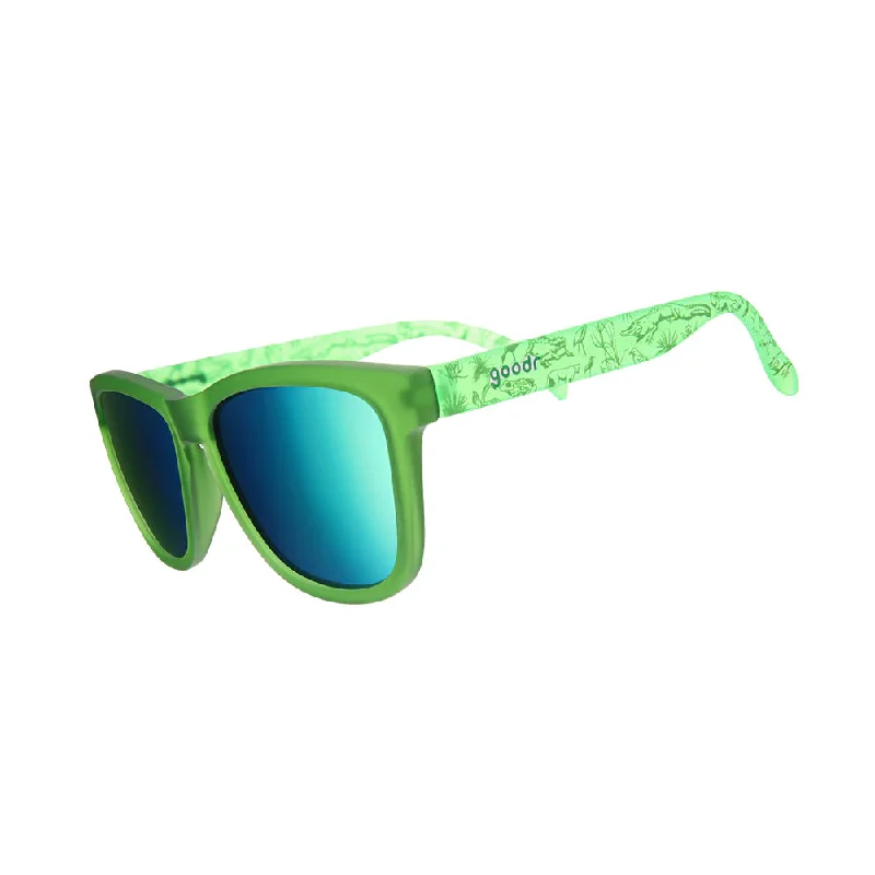 Goodr Everglades Sunglasses - Green Elegant Men's Cashmere