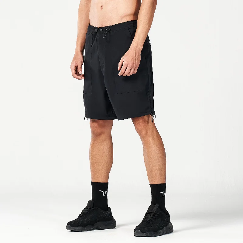 Code Para Shorts - Black Traditional Men's Wool