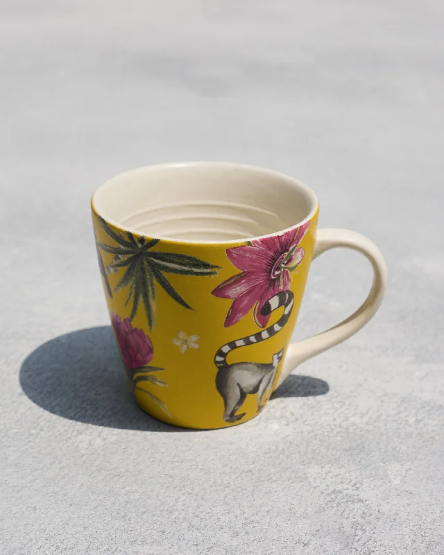 Lemur Conical Mug - Yellow Sophisticated Men's 