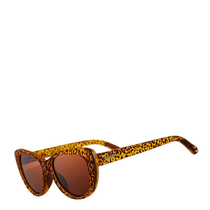 Goodr Vegan Friendly Couture Sunglasses - Leopard Print Beach