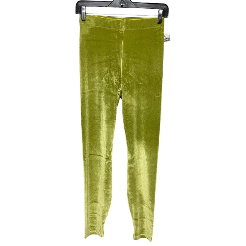 Pants Leggings By Fabletics In Chartreuse, Size: S Preppy Men's College