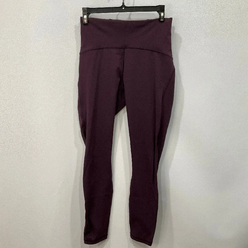 Athletic Leggings By Lululemon In Purple, Size: 6 Lumberjack