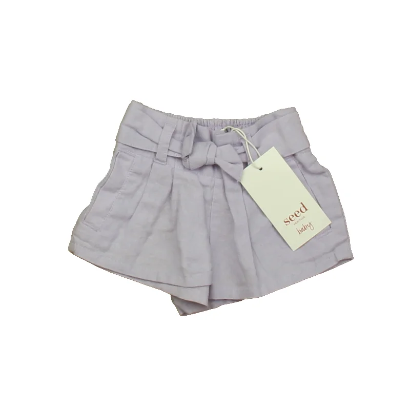 Seed Girls Purple Shorts Monochromatic All