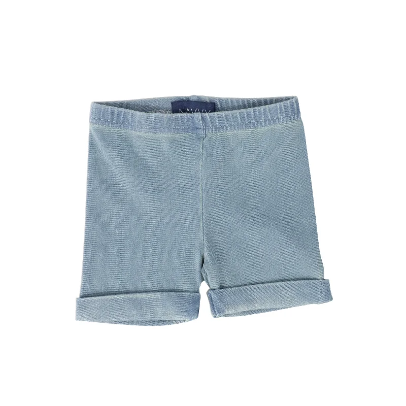 NAVVY LIGHT BLUE DENIM SHORTS Hip Men's Urban