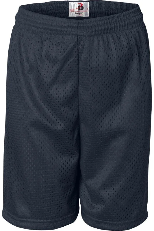 Badger Youth Pro Mesh 6 Shorts Polished Men's Satin