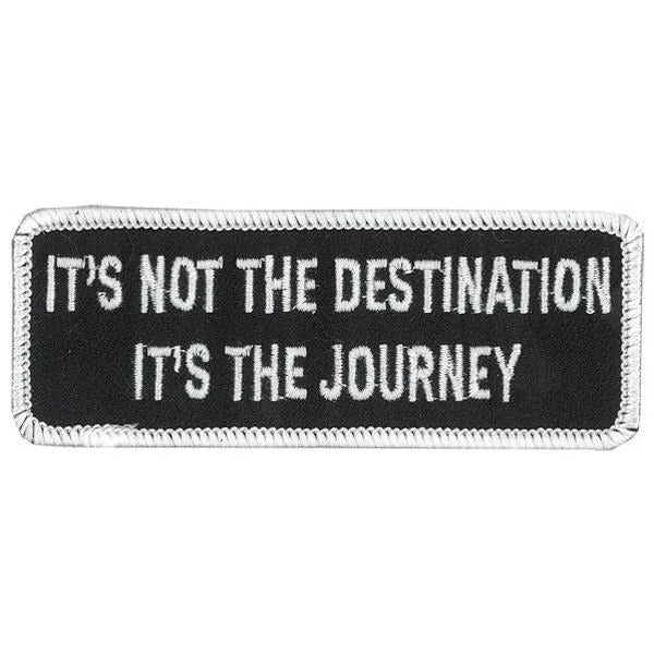 It's Not the Destination Patch 4 Inch Confident Men's High