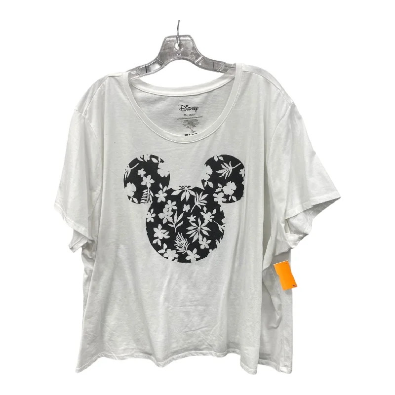 TOP SS by DISNEY STORE In WHITE, Size: 4X Dynamic Men's Glow