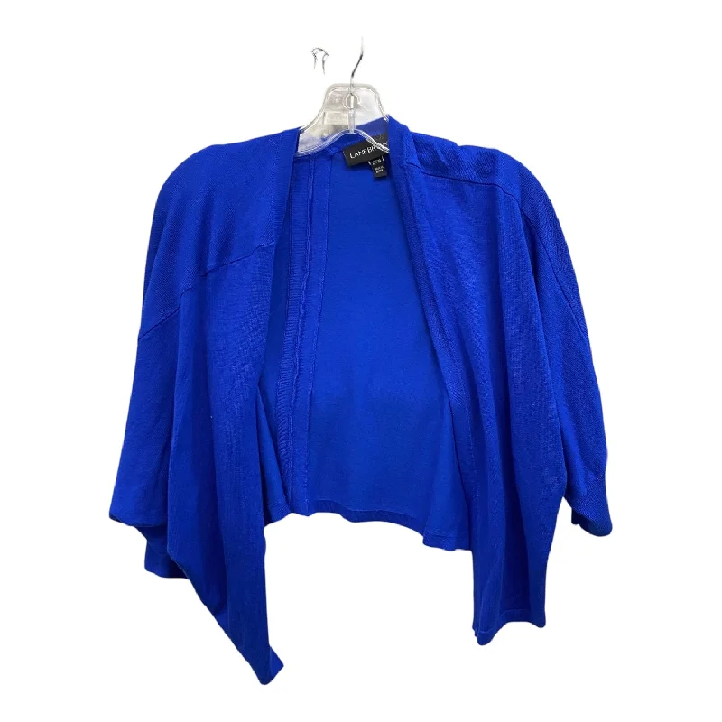 Cardigan By Lane Bryant In Blue, Size:3X Laid