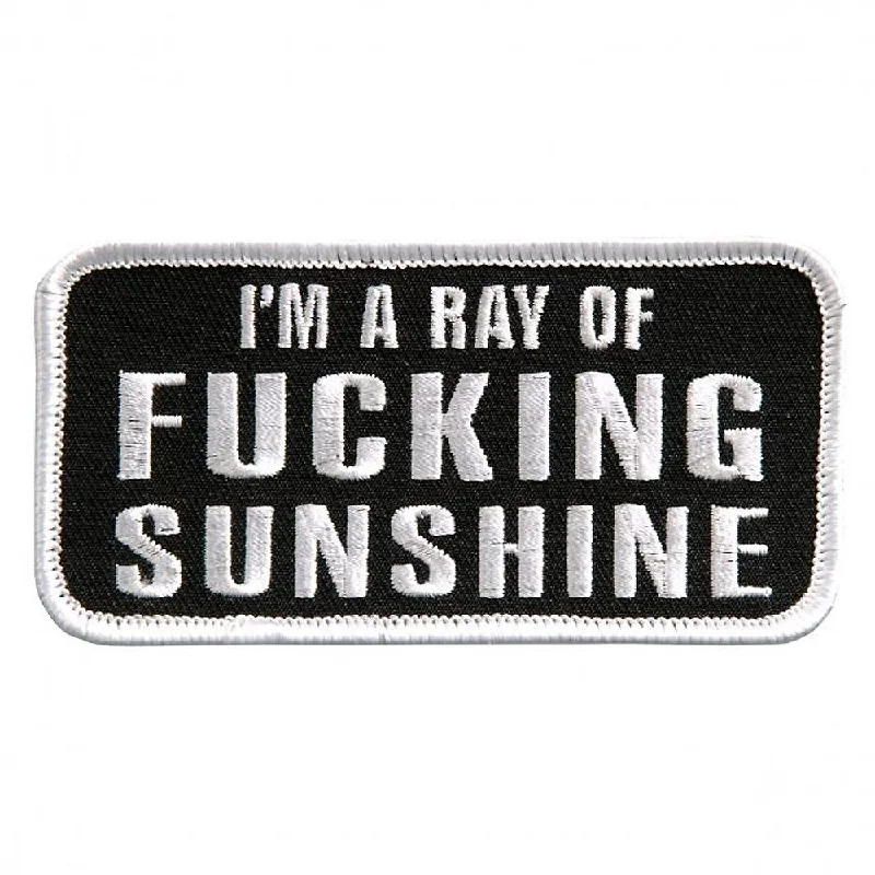 I'm a Ray of Fing Sunshine Patch 4 Inch Classic Men's Pin