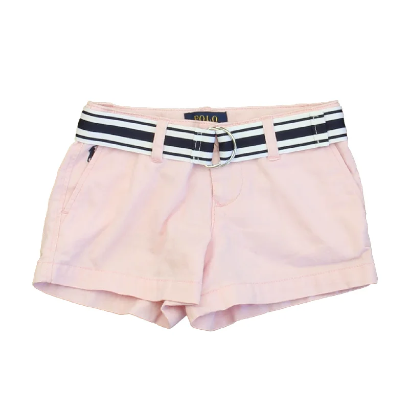 Ralph Lauren Girls Pink Shorts Stylish Men's Tropical 