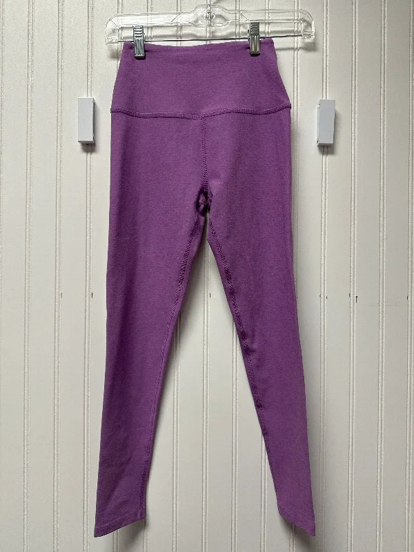 Athletic Leggings By Beyond Yoga In Purple, Size: Xs Edgy Men's Punk