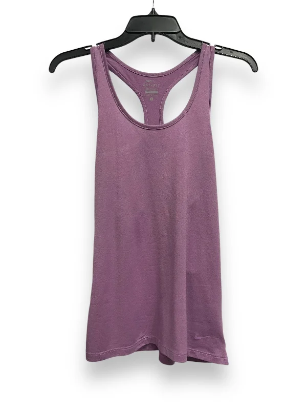 Athletic Tank Top By Nike Apparel In Purple, Size: S Streetwear Style