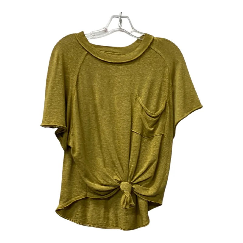 Top Ss By We The Free In Tan, Size:Xs Cool Men's Distressed