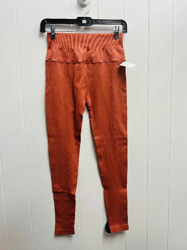 Pants Leggings By Spiritual Gangster In Orange, Size: L Trendy Men's Scandinavian