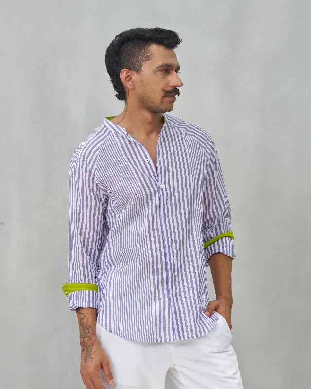 Weekened Getaway Shirt - Purple Bold Men's Statement