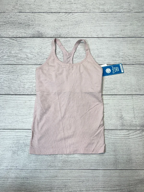 Athletic Tank Top By Lululemon In Pink, Size: S/6 Tailored