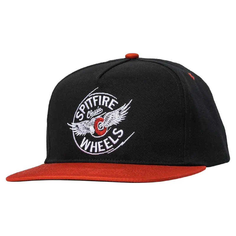 Spitfire Flying Classic Adjustable Trucker Hat - Black/Red Modern Men's Geometric