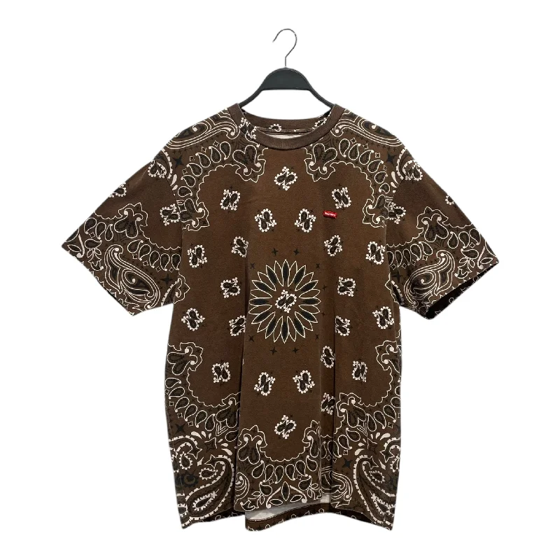 Supreme/T-Shirt/XL/Cotton/BRW/Paisley/Bandana Polished Men's Satin