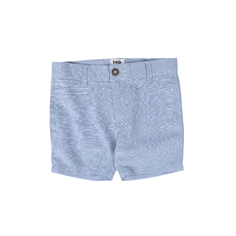 NOMA LIGHT BLUE LINEN SHORTS Monochromatic All